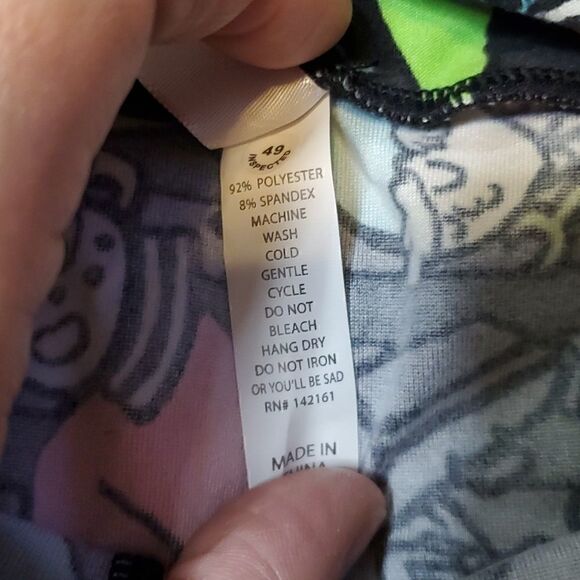 LULAROE Kids Christmas/Holiday Leggings - L/XL - Picture 5 of 6